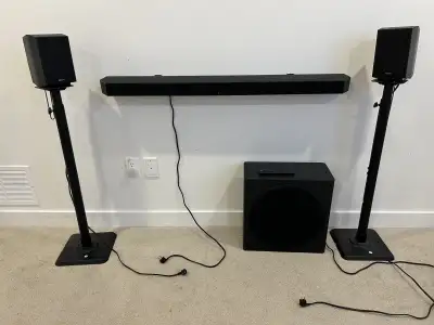 Samsung Soundbar Dolby Atmos 9.1.4 Subwoofer, Surrounds, View more