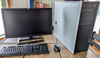 HP Desktop PC - Comes with Monitor, keyboard, and mouse