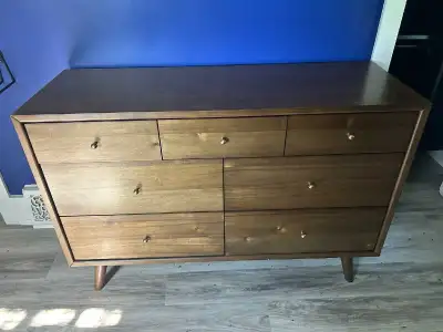 Hard wood dresser brand-new(million doller baby co), View more