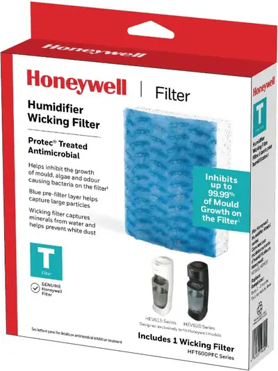 Honeywell HFT600PFC Humidifier Wicking Filter, Filter T, View more