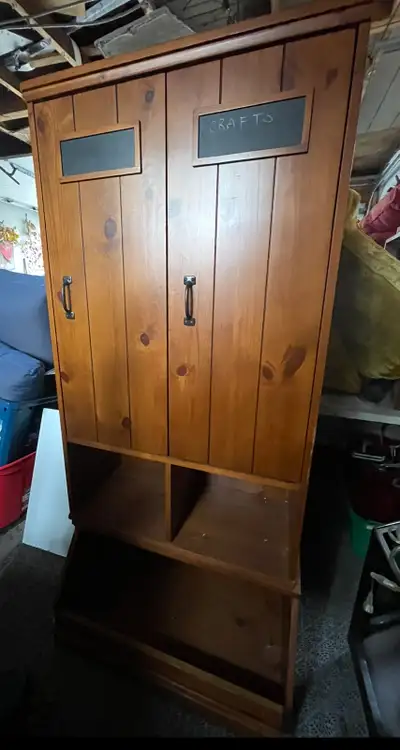 Pottery Barn Cabinet with Cubbies, View more