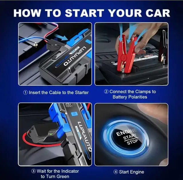 PORTABLE CAR BATTERY BOOSTER NEW532105366287820801