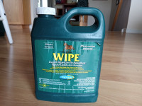 WIPE, Liquid wipe-on fly repellent for horses