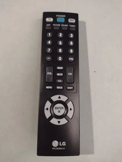 100% working. I no longer have the TV. Contact with a fair price offer to buy TV remote model MKJ369...