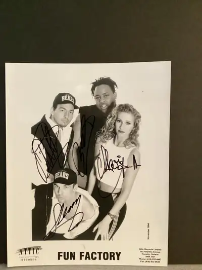 Fun Factory Autographed Promotional Photo, View more