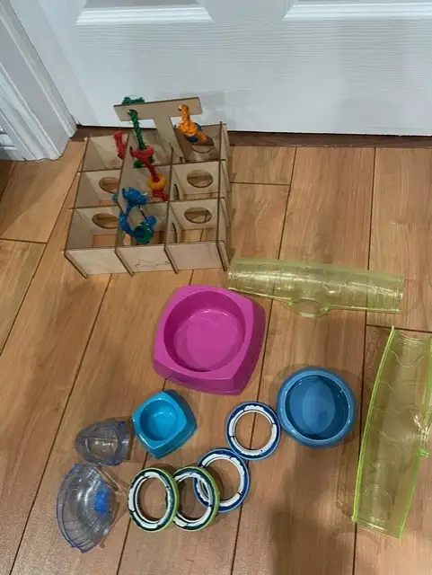 Cage pour hamster, autre cage, litière; voir photos in Accessories in St-Georges-de-Beauce - Image 10