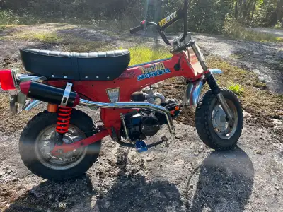 The engine is a new 110cc lifan semi - automatic with a takegawa carb and intake ( made in Japan $30...