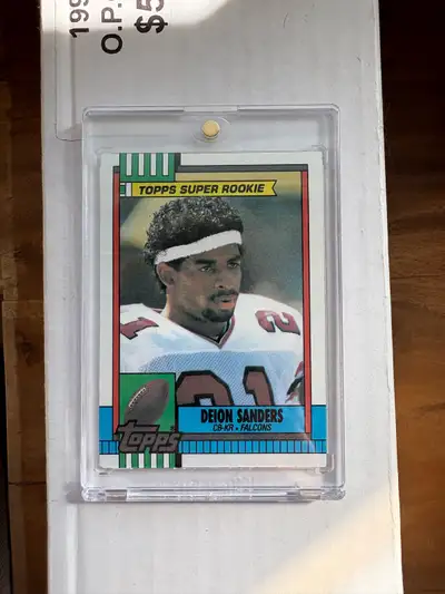 Deion Sanders TOPPS SUPER ROOKIE 1990, View more