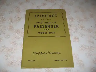 Very nice manual for it's age. Lots of good technical info.