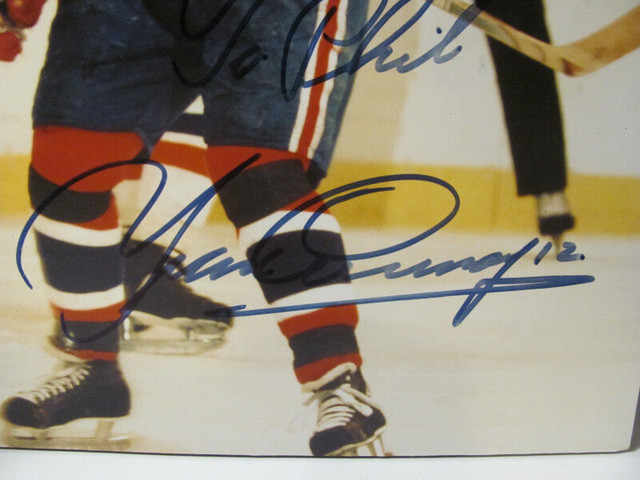 Yvan Cournoyer #12 Montreal Autographed Print in Arts & Collectibles in Edmonton - Image 2