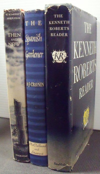 3 HARDCOVER BOOKS FROM 1940'S AND 50'S