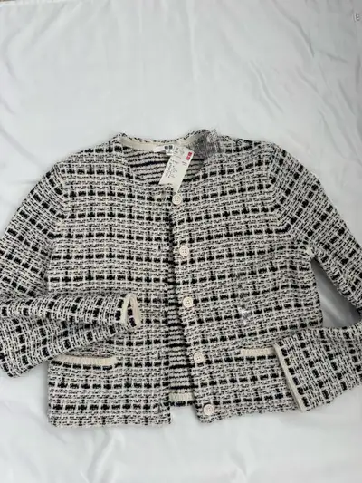Uniqlo Tweed Jacket medium nwt , View more