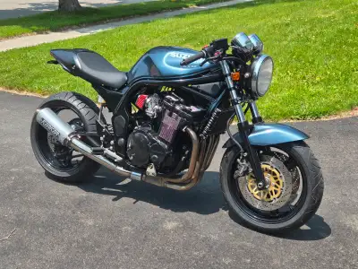 Fun bike to ride, gets allot of attention Insures as a Suzuki Bandit (cheap insurance) New chain/spr...