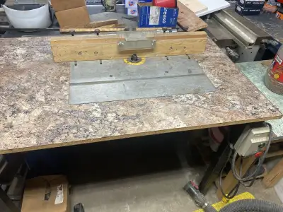 Router table with Router, View more