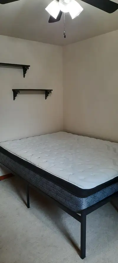 Across from Fleming College-on Ptbo Transit line Bright room in safe, quiet building. Lots of storag...