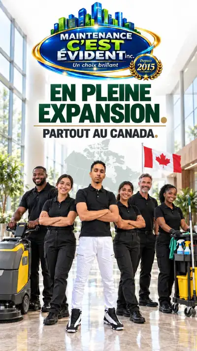 CONTRATS DE NETTOYAGE DISPONIBLES DANS PLUSIEURS RÉGIONS, View more