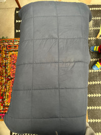 Weighted blanket , approx 20-30 lbs. 