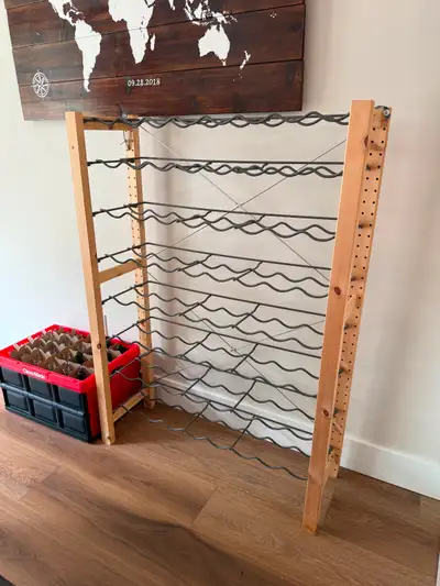 IKEA IVAR Wine Rack - 8 levels, 64 bottle capacity - Like new, View more