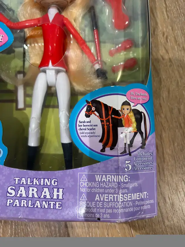 Horseland talking Sarah doll -NIB in Toys & Games in Winnipeg - Image 3