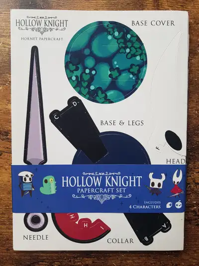 Hollow Knight - Official Papercraft Set W/ Bonus Sticker - New, View more