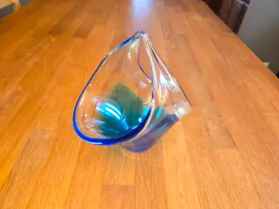 Folded Kerchief Glass Bowl, View more