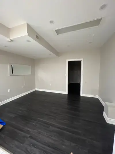 Newly renovated basement in oak ridges. One bed, one bath, living room and kitchen. Utilities includ...