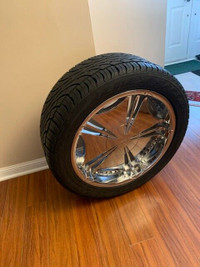 "20" fast wheels deep dish rims with falken tires" MUST SELL!