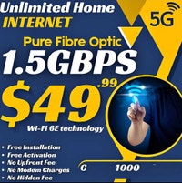 Instant Savings on Pure Fibre Home Internet Plans City of Toronto Toronto (GTA) Preview