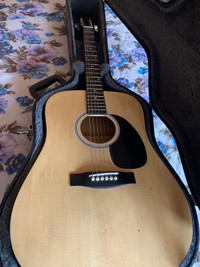 NOVA 6 STRING GUITAR WITH CASE AND TUNER 