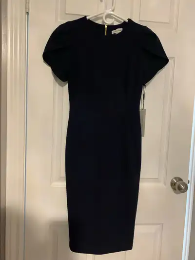 Women’s Calvin Klein - dark navy dress - size 2 - new - $40.00, View more