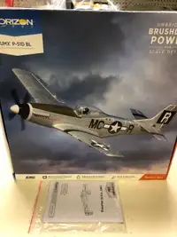 UMX P51 Mustang rc plane, Included 4 batteries