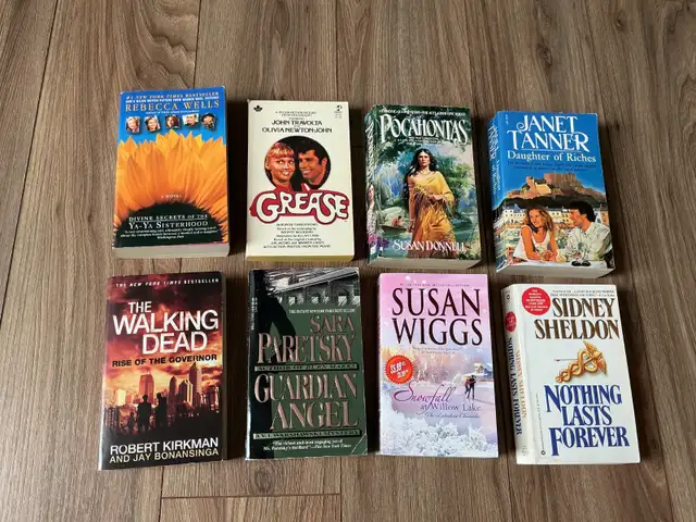 Books- an assortment of books. -$2.00 for each book