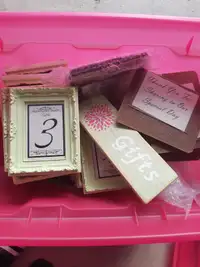 Table numbers/signs ect for wedding or shower