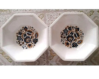 2 Ironstone Johnson Bros.Jacobean Pattern salad bowls NEW