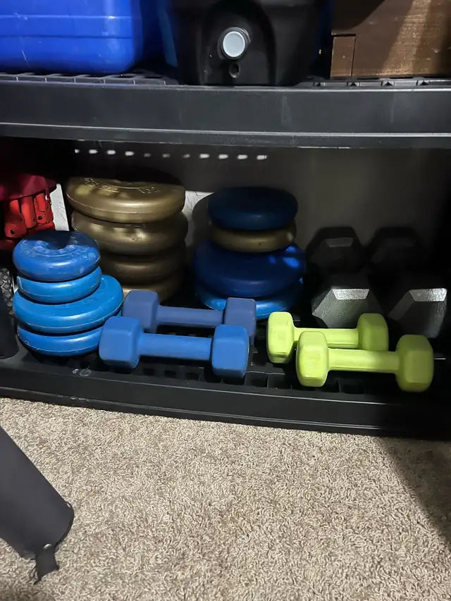 Weight Bench, dumbbells, plates and Bars in Exercise Equipment in Edmonton - Image 2