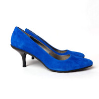 NEW Women's Blue Suede Shoes Heels Pumps Size 8.5 / 39