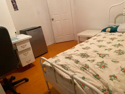 A Room with sharing washroom with a male student is available with a parking space. (November 1) A q...