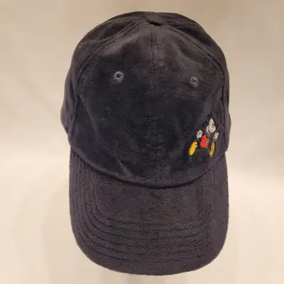 Disney Parks Mickey Mouse Black Adult Velvet Baseball Cap Hat, View more