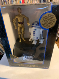 Star Wars Deluxe Electronic C3PO & R2D2 Talking Bank 1995 NIP