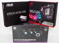 ASUS ROG Strix TRX40-E Gaming, ML360 CPU Cooler, ASUS HYPER M.2