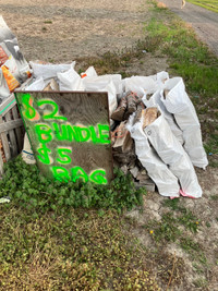 Bagged firewood