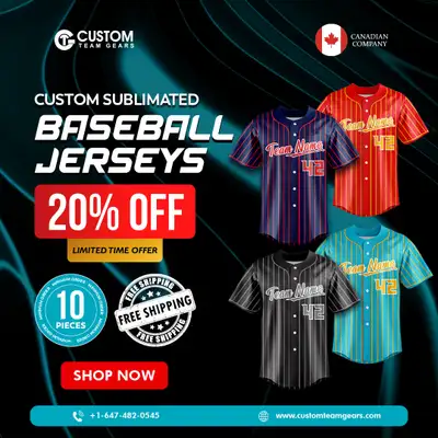 Custom Sublimated Baseball & Softball Jersey and Uniform, View more