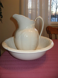 J&G Meakin Ironstone Pitcher and Bowl