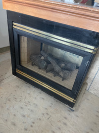 Multi sided gas fireplace 