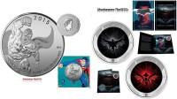 2015 Silver $20 Superman &  Batman V Superman Lenticular Coin