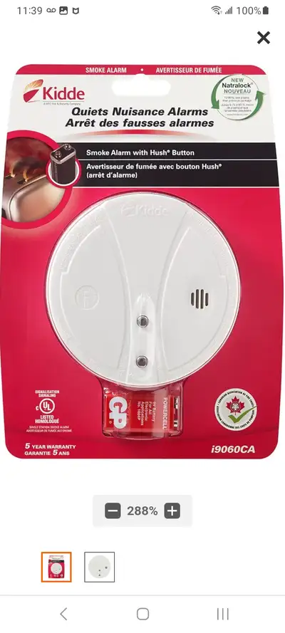 Kidde Smoke Alarm, View more