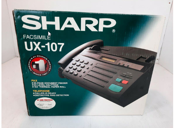 Télécopieur Fac-similé Sharp UX-107 dans Appareils électroniques  à Ville de Québec