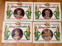 New, Vintage KELLOGG's CORN FLAKES  Placemats set of 4
