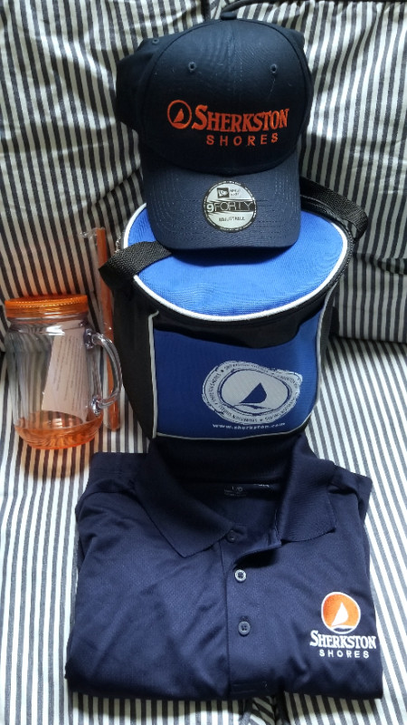 Beach Cooler 4 Piece Set Polo L Shirt  Hat Cup in Men's in St. Catharines