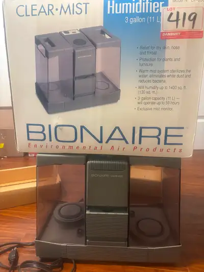 Bionaire Humidifier Large 3 Gallon, View more